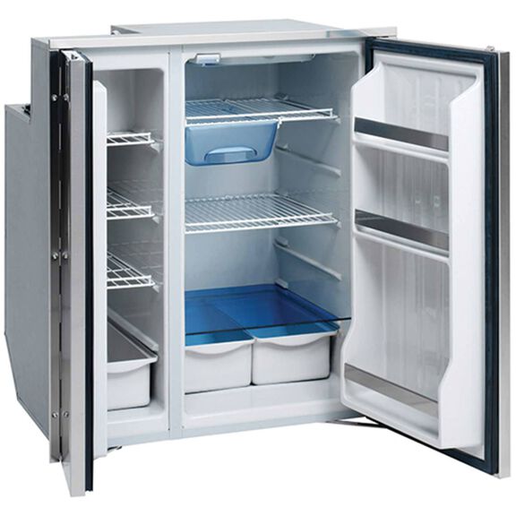 Cruise 200 Stainless Steel - Side by Side Fridge/Freezer - AC/DC, 4 Sided Stainless Steel Flange image number 1