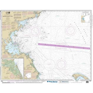 Maptech&reg; NOAA Recreational Waterproof Chart-Massachusetts Bay; North River, 13267