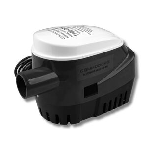 COMMODORE 1100 GPH / 12V Automatic Bilge Pump &ndash; Built-In Float Switch, 1-1/8" Outlet