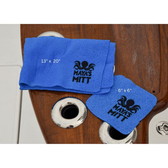6" x 6" Maya's Mitt Sponge Cloth, 4 Pack image number 2