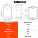 SEAFLO Mini White Masthead Navigation Light Black image number 3