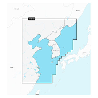 Garmin Navionics+ AE018R Yellow Sea, Electronic Chart