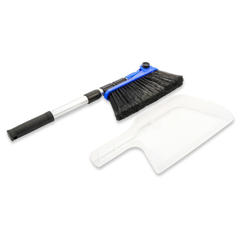 Adjustable Broom With Dust Pan image number null
