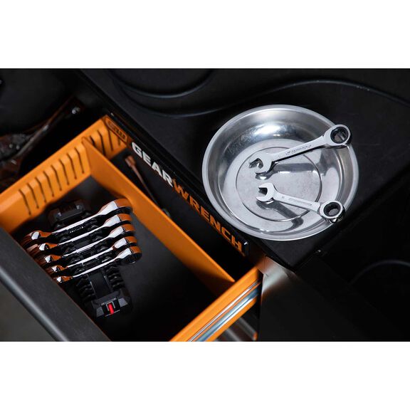 7-Piece Metric Stubby Ratcheting Wrench Set image number 2