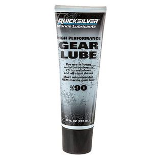Quicksilver 8M0222060 SAE 90 High Performance Gear Lube, 8 oz.