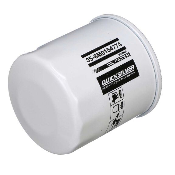 Quicksilver 8M0154774 Oil Filter for Various Marine Engines image number 1