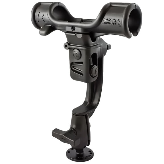 RAM-ROD Light-Speed Holder with RAM-ROD Revolution Ratchet/Socket System and Round Flat Surface Base image number 0