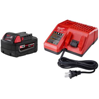 M18&trade; REDLITHIUM&trade; XC 5.0Ah Battery and Charger Starter Kit
