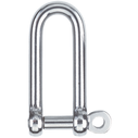 5mm Stainless Steel Long Shackle with 3/16" Pin image number 1