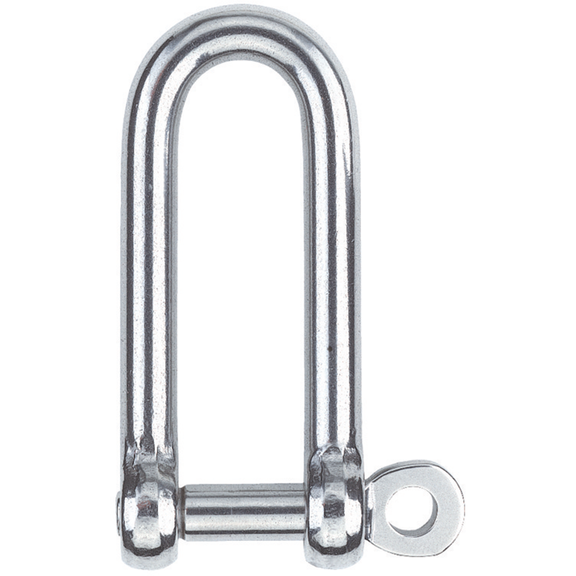 5mm Stainless Steel Long Shackle with 3/16" Pin image number 1