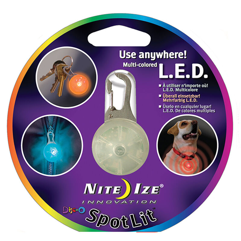 SpotLit LED Carabiner Light, Multi-Color image number null