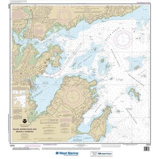 Maptech&reg; Recreational Waterproof Chart - Salem, Marblehead and Beverly Harbors