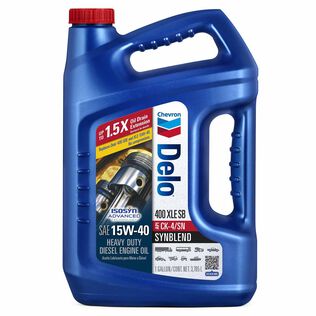 Chevron Delo 400 XLE SB 15W-40, Synthetic Blend, Heavy Duty Diesel Engine Oil