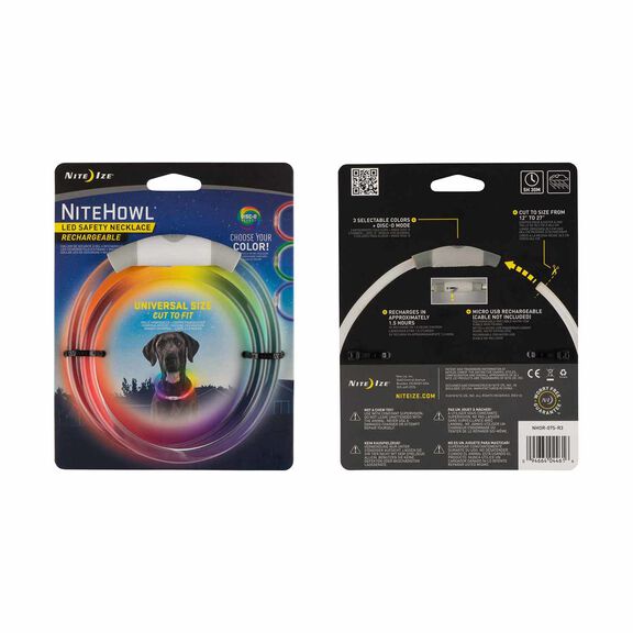 NiteHowl&reg; LED Rechargeable Safety Necklace - Disc-O Select&trade; image number 1