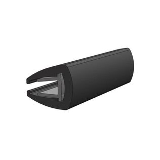 Flexible Rub Rail Kit, Black, 50&rsquo;