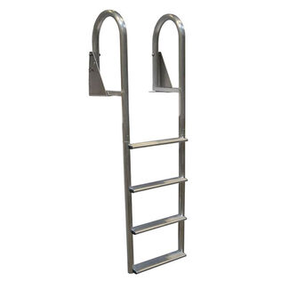 Dock Ladders, Flip Up, Welded, Aluminum