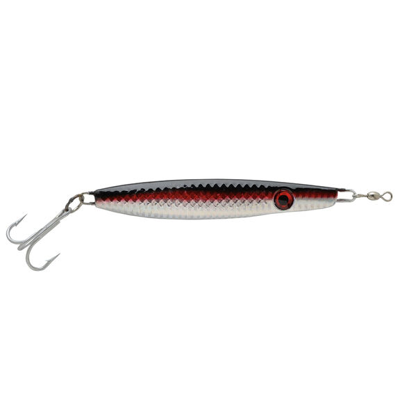4oz. Sassin Jig, Silver/Black/Red image number 0