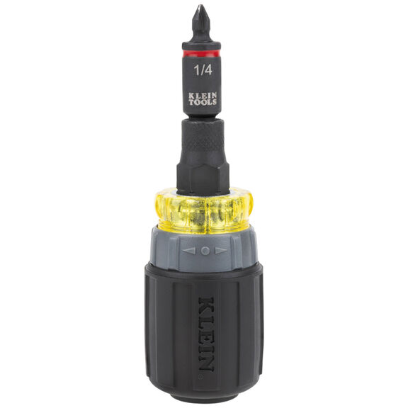 KNECT 7-in-1 Ratcheting Impact-Rated Stubby Screwdriver/Nut Driver image number 1