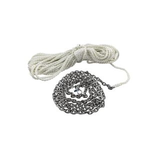 Anchor Rode - 50' 5/16" G4 Chain, 250' 5/8" 8-Plait Rope with 3/8" Shackle