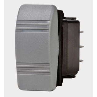 Waterproof Contura Switch, SPST Pole/Throw, OFF-ON Action, 1 Embedded LED