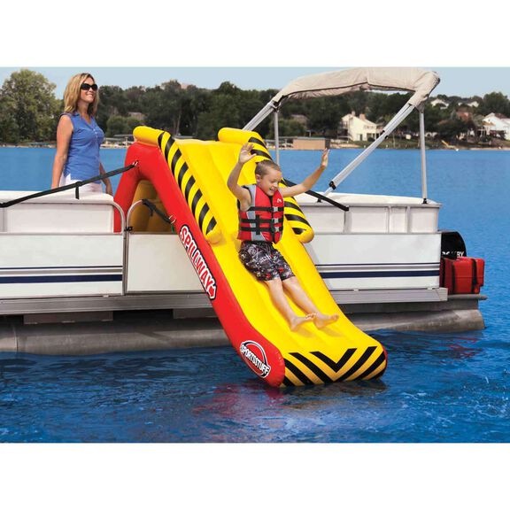Spillway Inflatable Pontoon Boat Slide image number 1