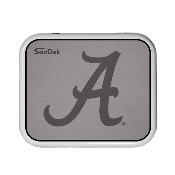 SeaDek Cooler Pad - Collegiate Collection - Fits YETI Roadie 24 - Storm Gray / Black, University of Alabama image number 0