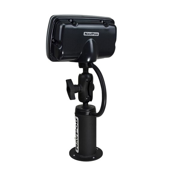 PedestalPod with RAM Mount Pre-Cut for Garmin echoMAP CHIRP 92sv, 93sv,94sv and 95sv (Carbon Series) image number 1