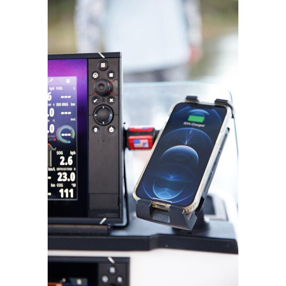 ROKK Wireless - Edge. 10W Waterproof Wireless Adjustable Phone Charging Mount, 12/24V image number 2