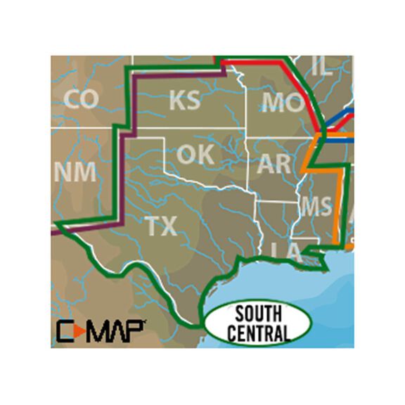South Central U.S. C-MAP Lake Insight HD microSD/SD Card image number 0