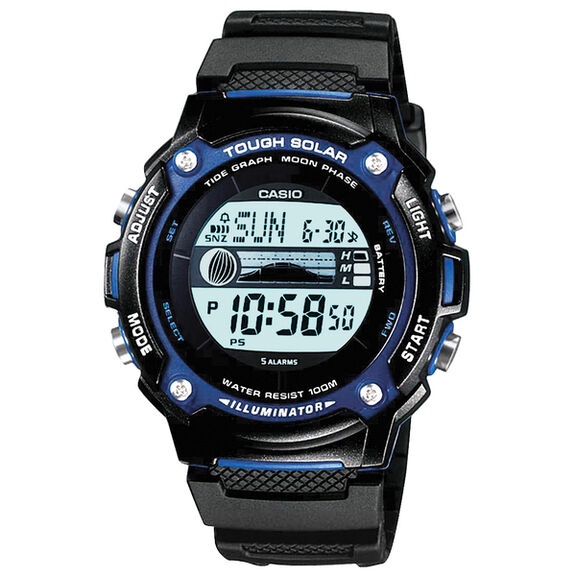 CASIO Solar Power Tide Graph Chronograph Watch