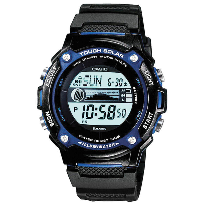 Solar Power Tide Graph Chronograph Watch image number 0