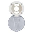 Recessed Cup & Lid Set Stainless Steel Lid / Plastic Cup Warm White image number 1