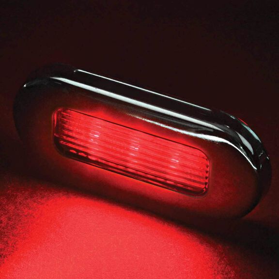 Oval Red LED Utility Light image number 1