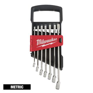 Combination Wrench Set - Metric, 7 Piece