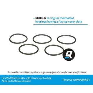 Quicksilver 8M0204651 MerCruiser Thermostat Housing O-Ring