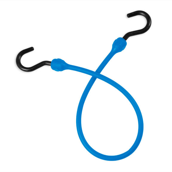 24" Polyurethane Cord with Heavy Duty Nylon Hook Ends, Blue image number 0