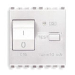 Vimar Eikon 1P+N C16 RCBO Circuit Breaker 120-230V 6mA, White, 2-Module