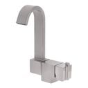 Artaine Folding Faucet, Hot/Cold Mixer, J-Spout, Brushed Nickel image number 0