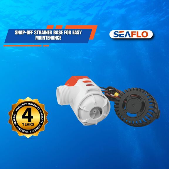 SEAFLO 1100 GPH 12V Automatic Submersible Bilge Pump with Float Switch image number 3