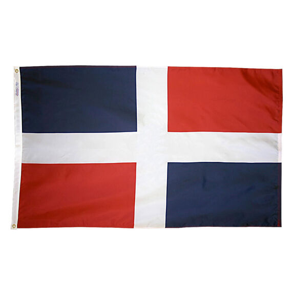 12" x 18" Dominican Republic Courtesy Flag image number 0