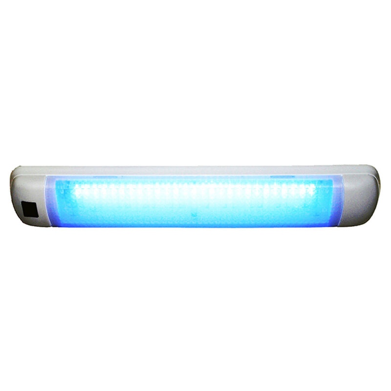 Maputo Rectangular LED, White/Blue w/ Rocker Switch image number 0