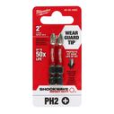 SHOCKWAVE&trade; 2" PH2 Impact Bit Set, 2-Pack image number 6