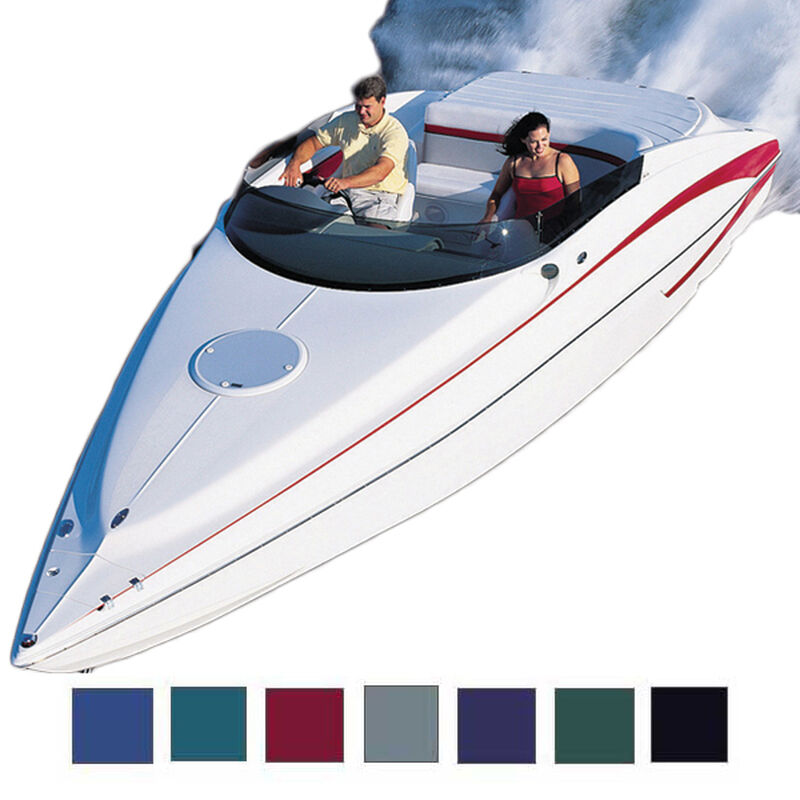 Ski Boat Cover, OB, Teal, Hot Shot, 18'5"-19'4", 92" Beam image number 0