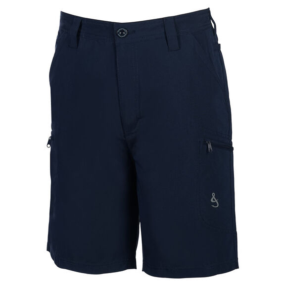 HOOK TACKLE Men's Driftwood™ Stretch Fishing Cargo Shorts