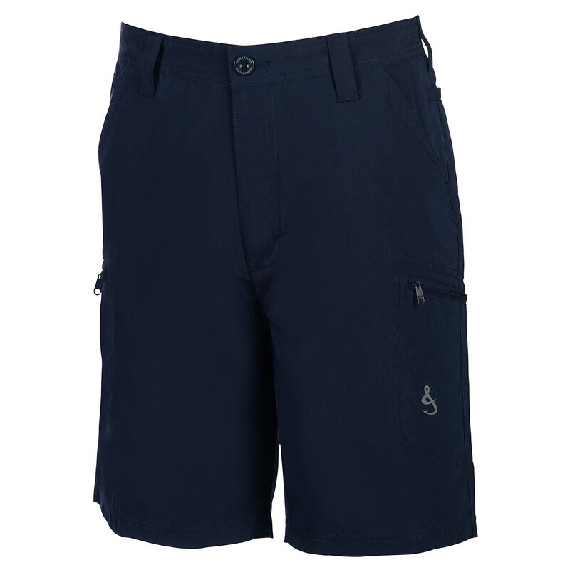 HOOK & TACKLE Men's Driftwood™ Stretch Fishing Cargo Shorts West Marine