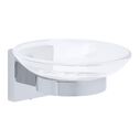 Erissa Soap Dish Plastic Dish Chrome image number 0