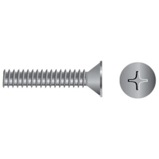 Stainless Steel Phillips Flat-Head Coarse Thread  Machine Screws
