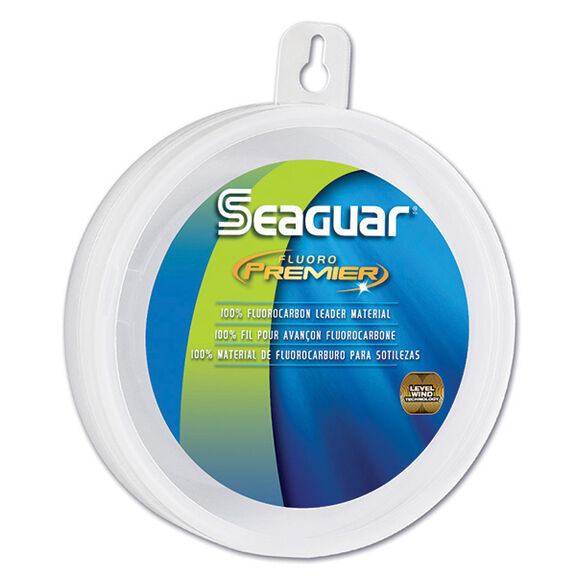Fluorocarbon Premier Leader Material, Flourescent Clear/Blue, 25 yds. image number 0