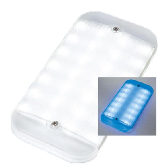 F-28 Double-TouchLED, Surface-Mount, Clear, - Cool White/Blue, 10-30VDC image number 0
