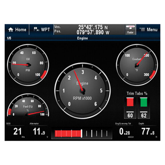 a75 Touchscreen Multifunction Display with WiFi image number 2